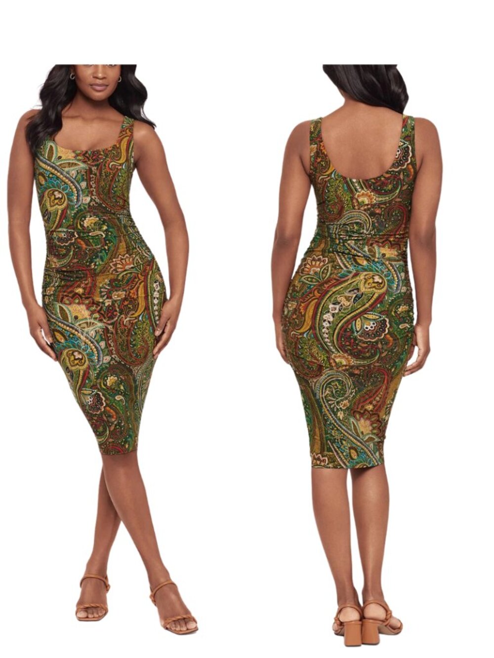 Body by MIRACLESUIT Women's Suki Shaping Dress in Kashmir. Size M.